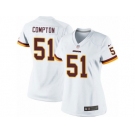 Women's Nike Washington Redskins #51 Will Compton Limited White NFL Jersey