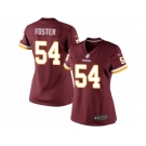 Women's Nike Washington Redskins #54 Mason Foster Limited Burgundy Red Team Color NFL Jersey