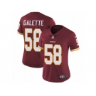 Women's Nike Washington Redskins #58 Junior Galette Vapor Untouchable Limited Burgundy Red Team Color NFL Jersey