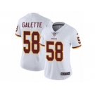 Women's Nike Washington Redskins #58 Junior Galette Vapor Untouchable Limited White NFL Jersey