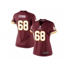 Women's Nike Washington Redskins #68 Russ Grimm Burgundy Red Elite Jersey