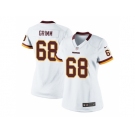 Women's Nike Washington Redskins #68 Russ Grimm White Elite Jersey