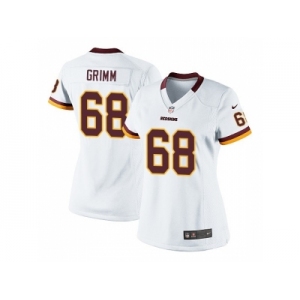 Women's Nike Washington Redskins #68 Russ Grimm White Elite Jersey