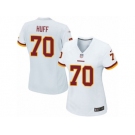 Women's Nike Washington Redskins #70 Sam Huff Game White NFL Jersey