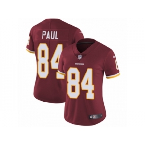 Women's Nike Washington Redskins #84 Niles Paul Vapor Untouchable Limited Burgundy Red Team Color NFL Jersey