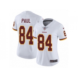 Women's Nike Washington Redskins #84 Niles Paul Vapor Untouchable Limited White NFL Jersey