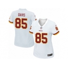 Women's Nike Washington Redskins #85 Vernon Davis Game White NFL Jersey