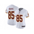 Women's Nike Washington Redskins #85 Vernon Davis Vapor Untouchable Limited White NFL Jersey