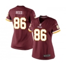 Women's Nike Washington Redskins #86 Jordan Reed Red Team Color NFL Jersey