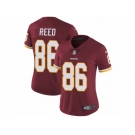 Women's Nike Washington Redskins #86 Jordan Reed Vapor Untouchable Limited Burgundy Red Team Color NFL Jersey