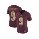 Women's Nike Washington Redskins #9 Sonny Jurgensen Vapor Untouchable Limited Burgundy Red Gold Number Alternate 80TH Anniversary NFL Jersey