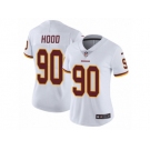 Women's Nike Washington Redskins #90 Ziggy Hood Vapor Untouchable Limited White NFL Jersey