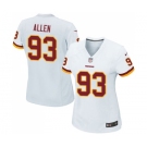 Women's Nike Washington Redskins #93 Jonathan Allen Game White NFL Jersey