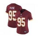 Women's Nike Washington Redskins #95 Da'Ron Payne Burgundy Red Team Color Vapor Untouchable Elite Player NFL Jersey