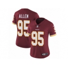 Women's Nike Washington Redskins #95 Jonathan Allen Vapor Untouchable Limited Burgundy Red Team Color NFL Jersey