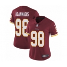 Women's Nike Washington Redskins #98 Matt Ioannidis Burgundy Red Team Color Vapor Untouchable Limited Player NFL Jersey