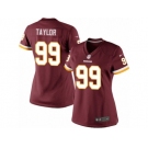 Women's Nike Washington Redskins #99 Phil Taylor Limited Burgundy Red Team Color NFL Jersey