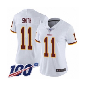 Women's Washington Redskins #11 Alex Smith White Vapor Untouchable Limited Player 100th Season Football Jersey