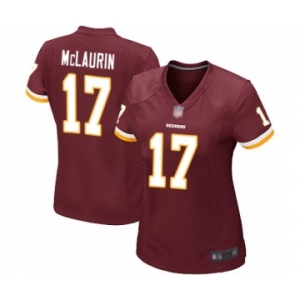 Women's Washington Redskins #17 Terry McLaurin Game Burgundy Red Team Color Football Jersey