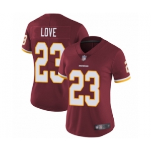 Women's Washington Redskins #23 Bryce Love Burgundy Red Team Color Vapor Untouchable Limited Player Football Jersey