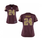 Womens Washington Redskins #24 Josh Norman Burgundy Alternate Game Jersey