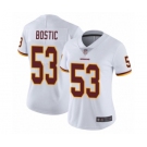 Women's Washington Redskins #53 Jon Bostic White Vapor Untouchable Limited Player Football Jersey