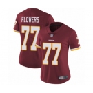 Women's Washington Redskins #77 Ereck Flowers Burgundy Red Team Color Vapor Untouchable Limited Player Football Jersey