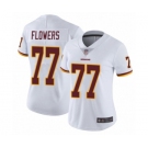 Women's Washington Redskins #77 Ereck Flowers White Vapor Untouchable Limited Player Football Jersey