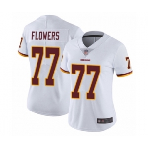 Women's Washington Redskins #77 Ereck Flowers White Vapor Untouchable Limited Player Football Jersey