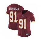 Women's Washington Redskins #91 Ryan Kerrigan Burgundy Red Team Color Vapor Untouchable Limited Player Football Jersey