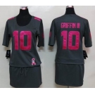 nike women nfl jerseys washington redskins #10 griffiniii dk.grey[breast cancer awareness]