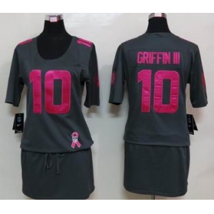 nike women nfl jerseys washington redskins #10 griffiniii dk.grey[breast cancer awareness]