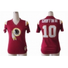 nike women nfl jerseys washington redskins #10 griffiniii field flirt fashion red[nike 2012]