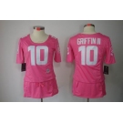 nike women nfl jerseys washington redskins #10 griffiniii pink[breast cancer awareness]