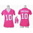 nike women nfl jerseys washington redskins #10 griffiniii pink[draft him ii top]