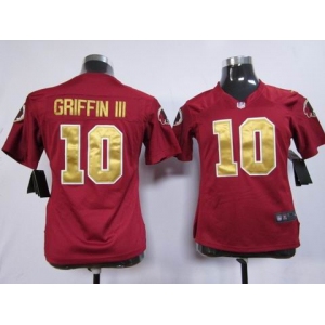 nike women nfl jerseys washington redskins #10 griffiniii red(80 anniversary)