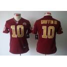 nike women nfl jerseys washington redskins #10 griffiniii red[80th nike limited]