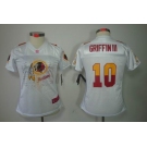 nike women nfl jerseys washington redskins #10 griffiniii white[2012 fem fan]