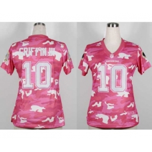 nike women nfl jerseys washington redskins #10 robert griffin iii burgundy pink[fashion camo]