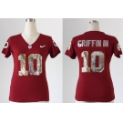 nike women nfl jerseys washington redskins #10 robert griffin iii red[刺绣亮片]