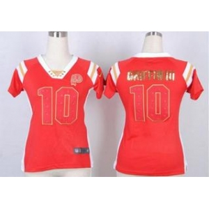 nike women nfl jerseys washington redskins #10 robert griffin iii red[fashion Rhinestone sequins]