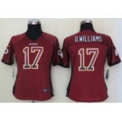 nike women nfl jerseys washington redskins #17 d.williams burgundy red[Elite drift fashion]