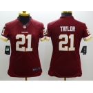 nike women nfl jerseys washington redskins #21 taylor red[nike limited]