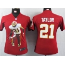 nike women nfl jerseys washington redskins #21 taylor red[portrait fashion]