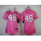 nike women nfl jerseys washington redskins #46 morris pink[2012 nike love]