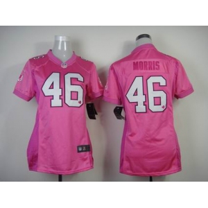 nike women nfl jerseys washington redskins #46 morris pink[2012 nike love]