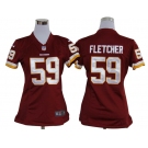 nike women nfl jerseys washington redskins #59 fletcher red[nike]