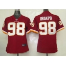 nike women nfl  washington redskins #98 orakpo red[nike]