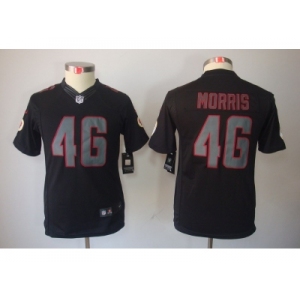 Nike Youth Washington Redskins #46 Alfred Morris black jerseys[Impact Limited]