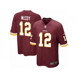 Youth Nike Washington Redskins #12 Colt McCoy Game Burgundy Red Team Color NFL Jersey